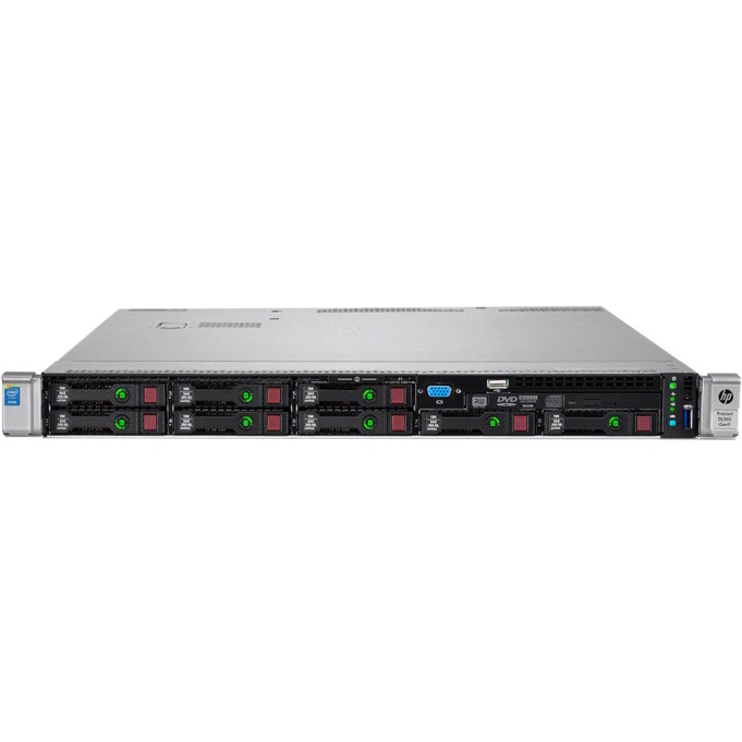 Сервер HPE ProLiant DL360 Gen9 2x Intel Xeon E5-2697v4 (2.30-3.60GHz, 18-Core), 256GB DDR4, 8x SFF HDD, RAID HP P440ar 2GB Cache 12Gbps SAS, HPE 561T 2x 10Gbps RJ-45, 4x 1Gbps RJ-45, Dual PSU 800W, iLO Advanced, Rack 1U, Rails (Certified Ref) Сервер HPE ProLiant DL360 Gen9 2x Intel Xeon E5-2697v4 (2.30-3.60GHz, 18-Core), 256GB DDR4, 8x SFF H...