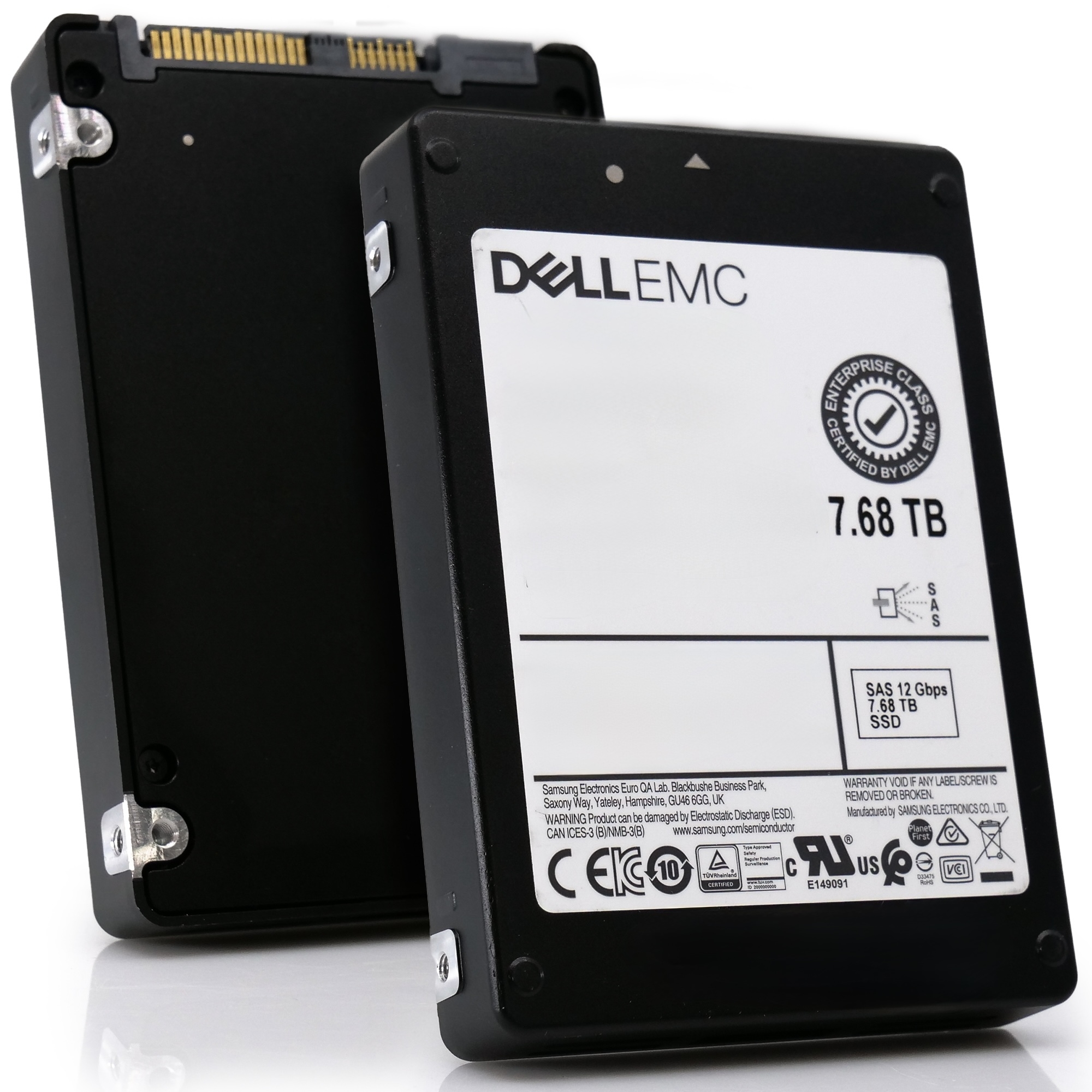 Твердотельный накопитель SSD 7.68TB Dell EMC 0TS1479 HUSMR7676BDP3Y1 U.2 2.5" SFF NVMe PCI-E Gen3 x4, (Refurbished)