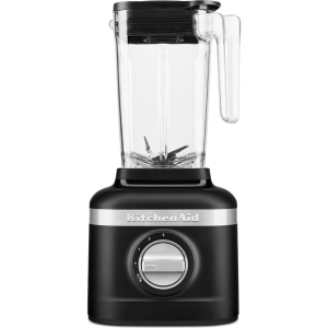 Блендер стационарный KitchenAid K150 5KSB1325EBM, объем кувшина 1.4 л., крышка, отверстие для ингредиентов, ассиметричный нож из нержавеющей стали, импульсный режим, режим измельчение, режим коктейли, режим пюре, режим смешивание, функция самоочистки, Matte Black (черный)